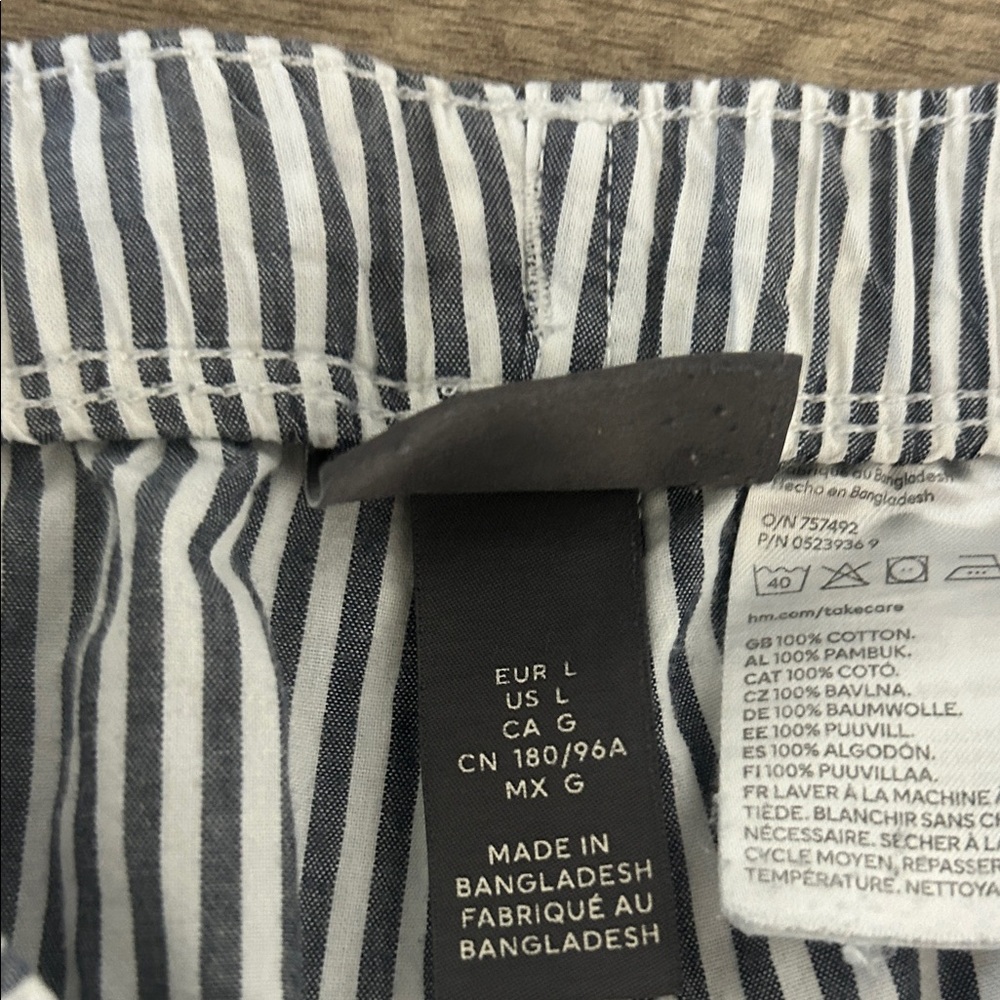 Striped Grey and White PJ/house Pants - Picture 6 of 6